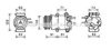 AVA QUALITY COOLING FDK498 Compressor, air conditioning
